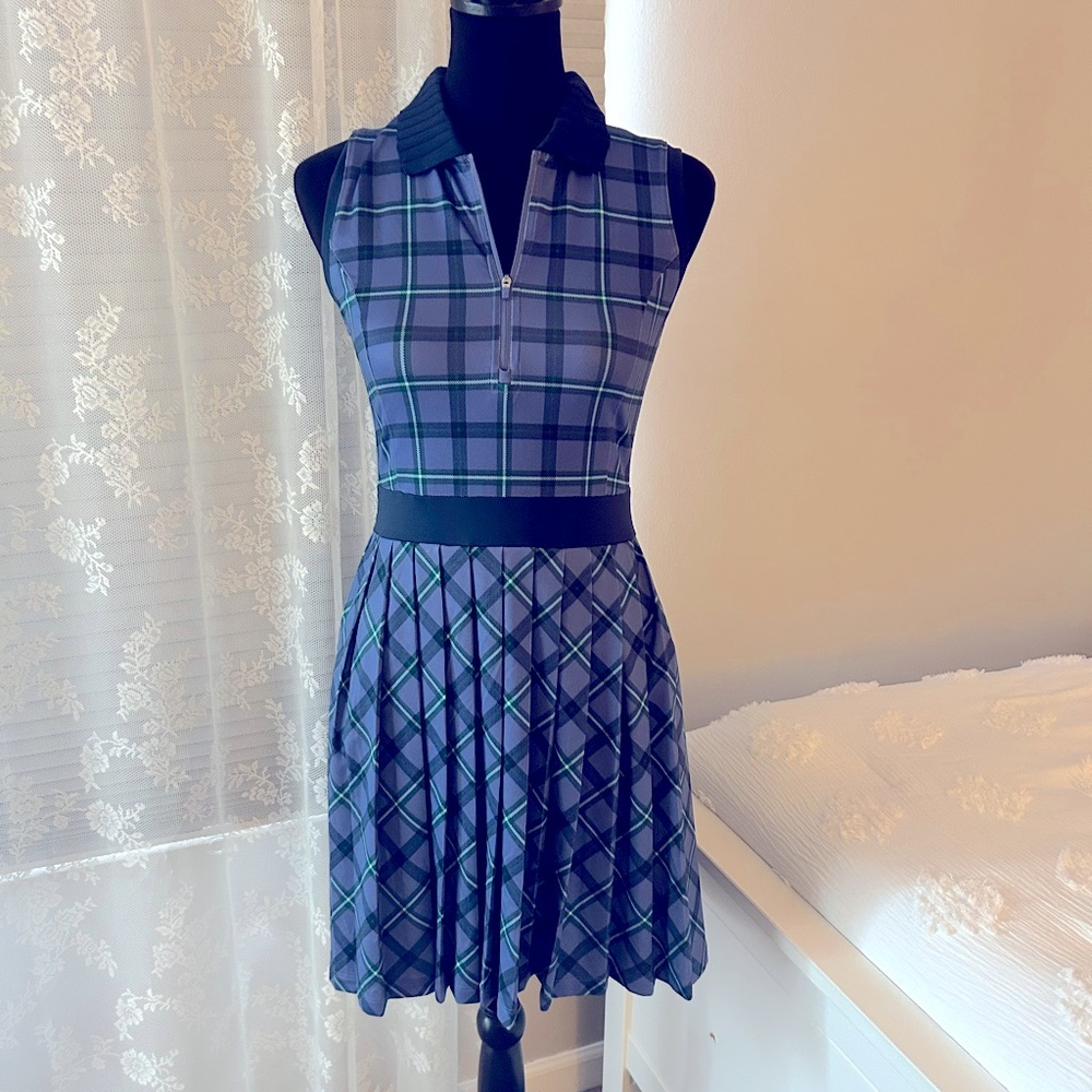 Lady Hagen Plaid pull-on dress